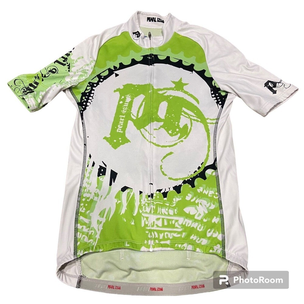 PEARL IZUMI Mens Pro Ltd Jersey Full Zip Cycling Jersey Lime Small